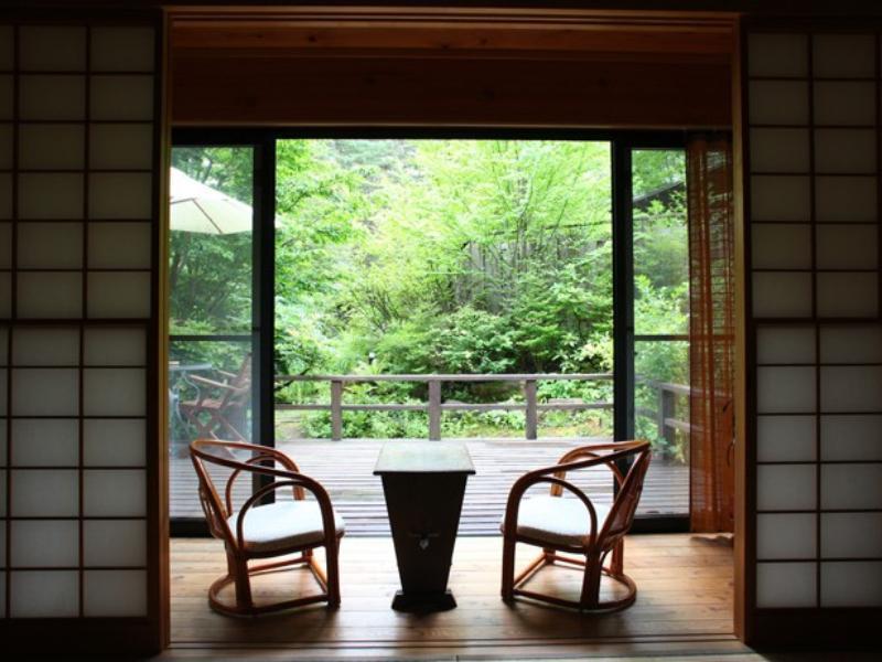 Azumino Ryokan Nishiya Besso Bagian luar foto